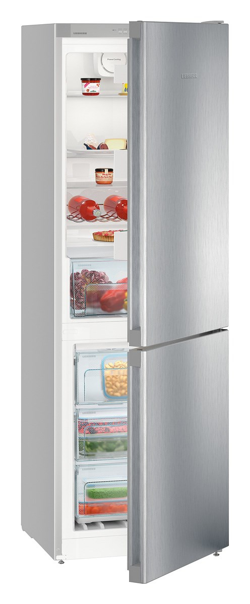 Frigorífico combi - Liebherr CNPEL-332-22, 333 l, No Frost, 186 cm, 40 dB, Plata
