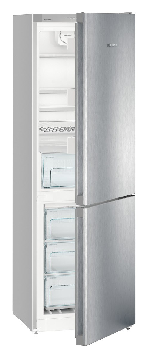 Frigorífico combi - Liebherr CNPEL-332-22, 333 l, No Frost, 186 cm, 40 dB, Plata