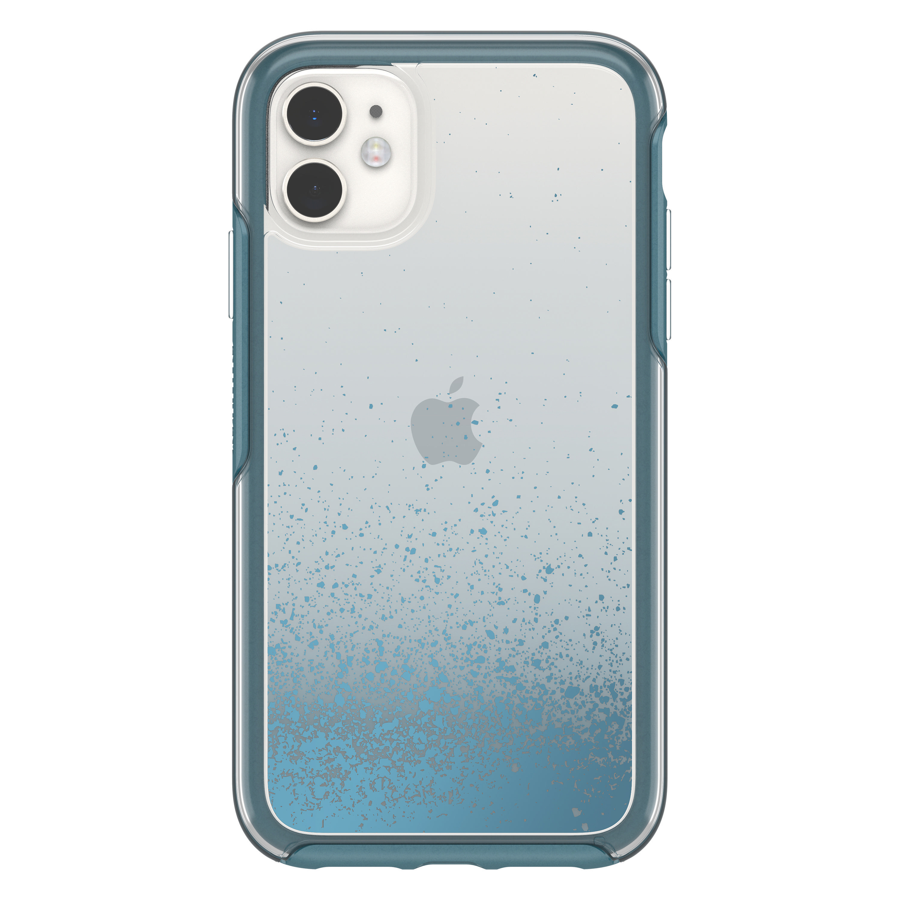 OTTERBOX Symmetry, Backcover, Apple, iPhone 11, Blau/Transparent