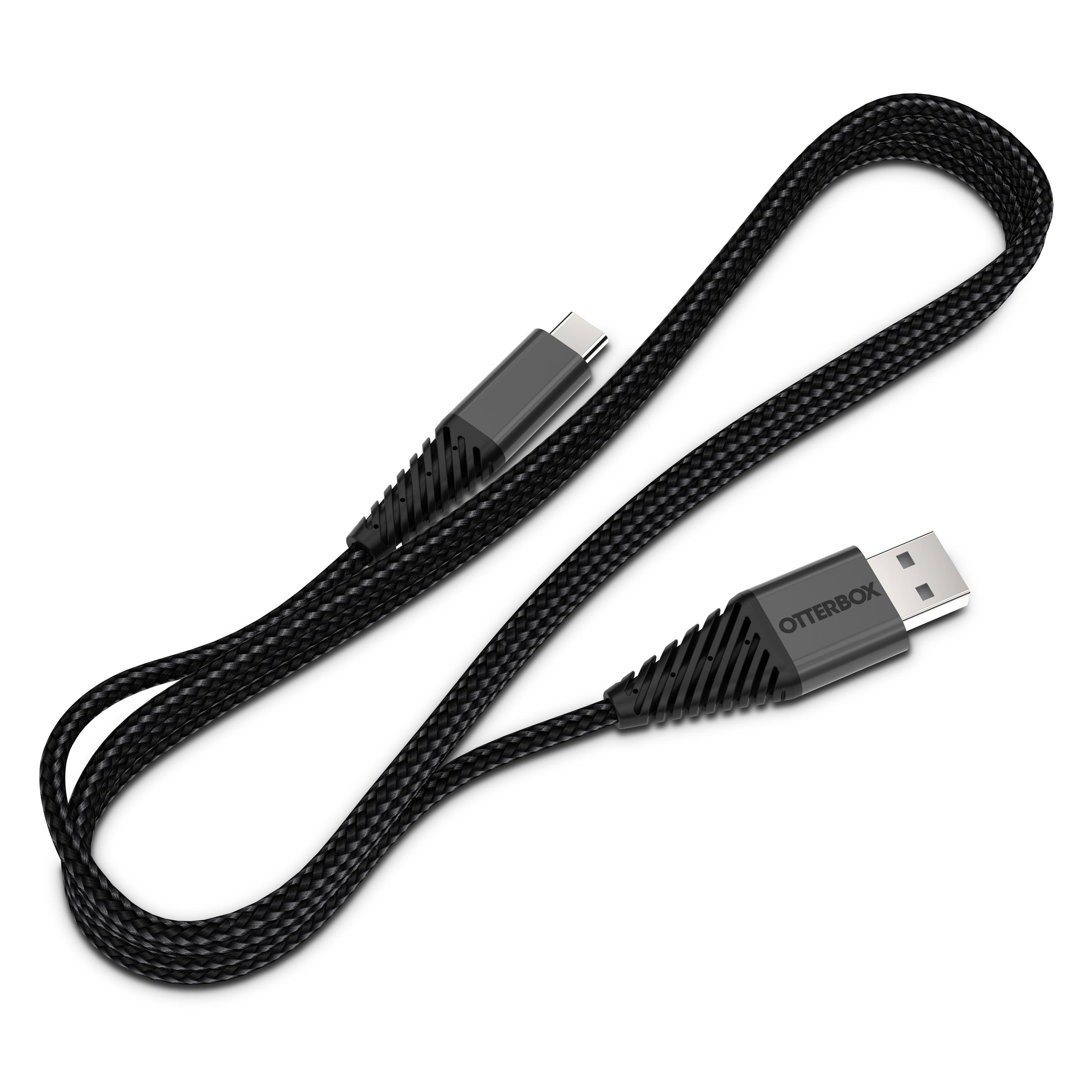 OTTERBOX CONNECTED+ USB-A to USB-C, Kabel, 3 m, Schwarz