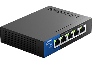 LINKSYS LGS105-EU-RTL fekete 5 portos üzleti asztali gigabit switch