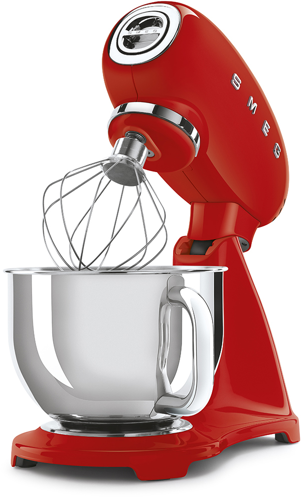 SMEG SMF03RDEU Retro konyhai robotgép, piros