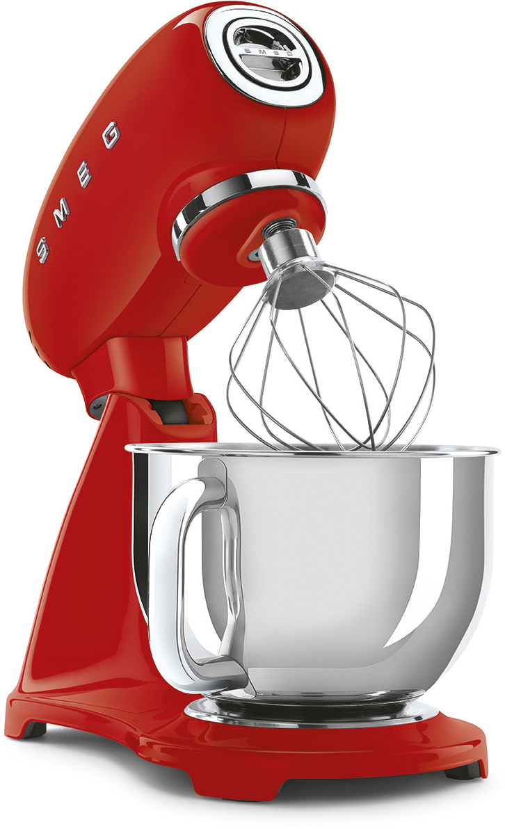 SMEG SMF03RDEU Retro konyhai robotgép, piros