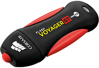 CORSAIR Flash Voyager GT - Clé USB  (32 GB, Noir/Rouge)