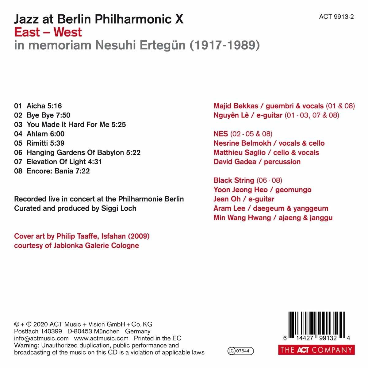 CD-Cover mit Text, darunter Künstlernamen, Songtitel und das ACT-Logo.