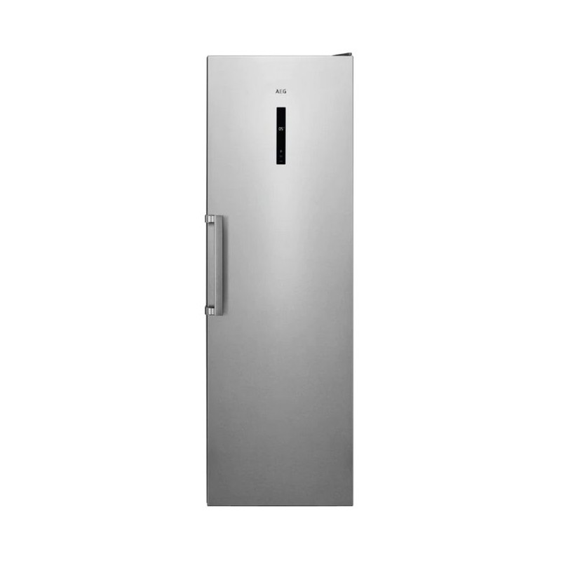 Frigorífico una puerta - AEG RKB738E5MX, 358 l, Cooling 360º, CustomFlex, 186 cm, 40 dB, Inox