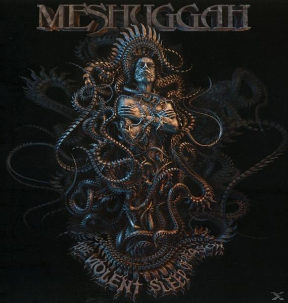 Album borító egy részletes, stilizált figurával, csápokkal és a MESHUGGAH zenekar nevével.
