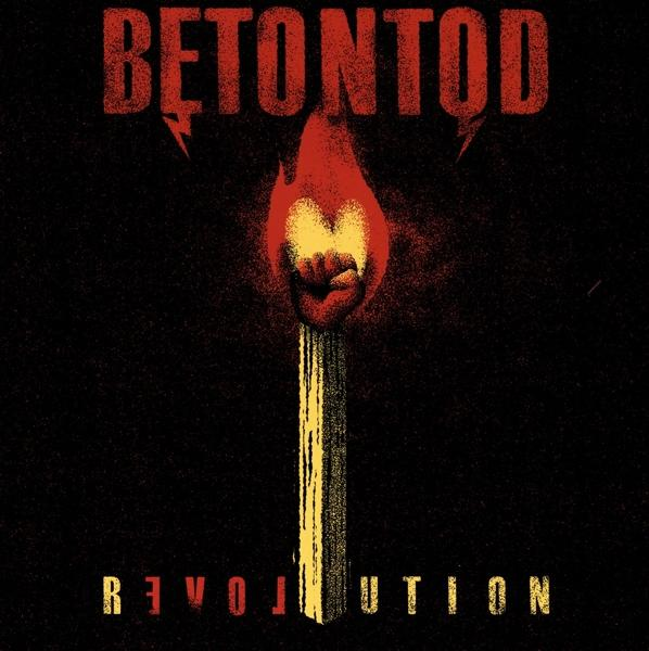 Albumcover mit brennendem Streichholz. Titel: BetonTöd Revolution.