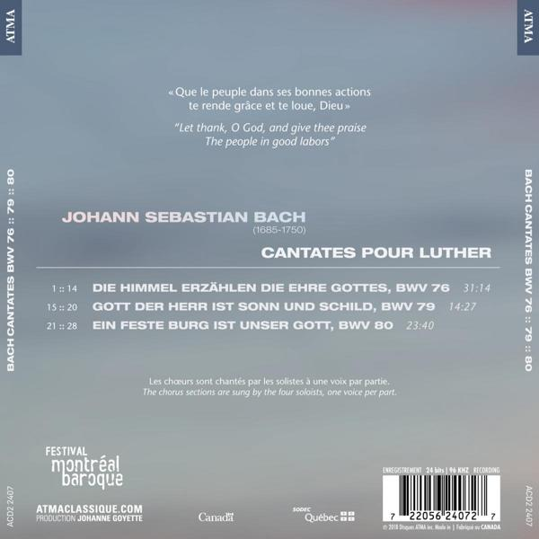 Montreal Baroque - Cantates Pour Luther  - (CD)