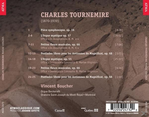 Vincent Boucher - Tournemire Vol.4-Mariae Virginis  - (CD)