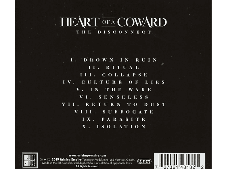 Thumbnail - Heart Of A Coward - The Disconnect (CD)