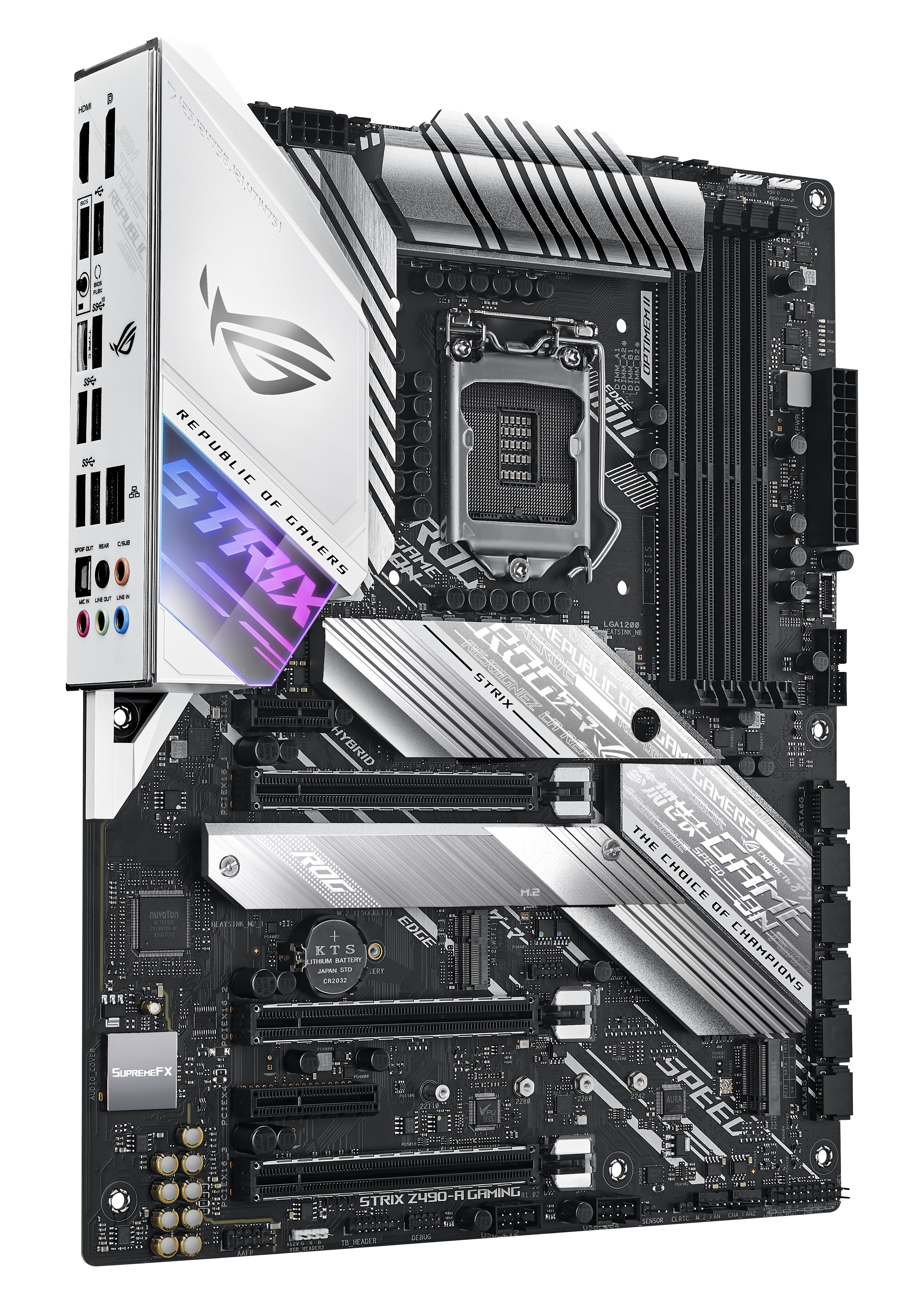 ASUS ROG STRIX Z490-A GAMING (90MB12Y0-M0EAY0) Mainboard Schwarz/Silber