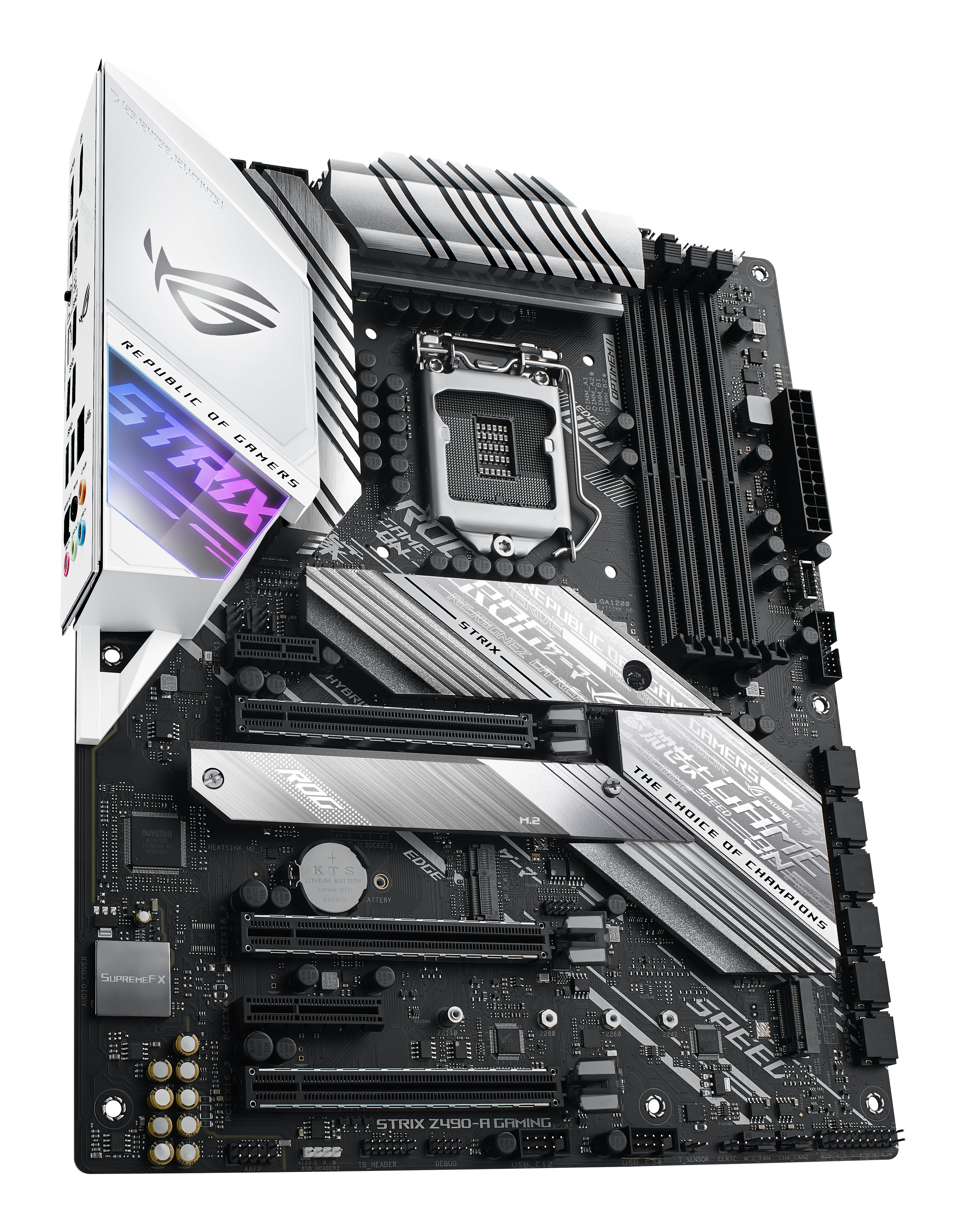 ASUS ROG STRIX Z490-A GAMING (90MB12Y0-M0EAY0) Mainboard Schwarz/Silber