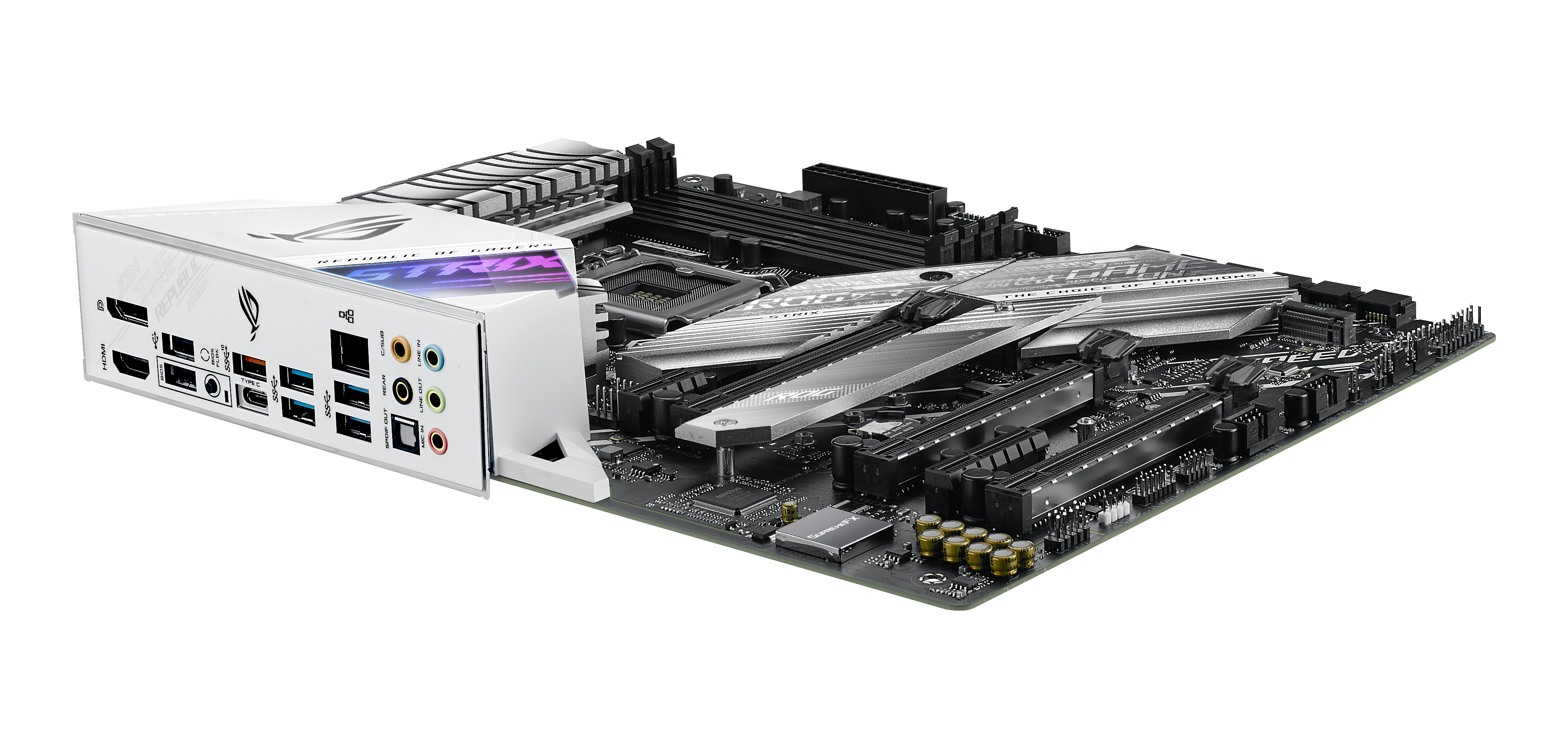 ASUS ROG STRIX Z490-A GAMING (90MB12Y0-M0EAY0) Mainboard Schwarz/Silber