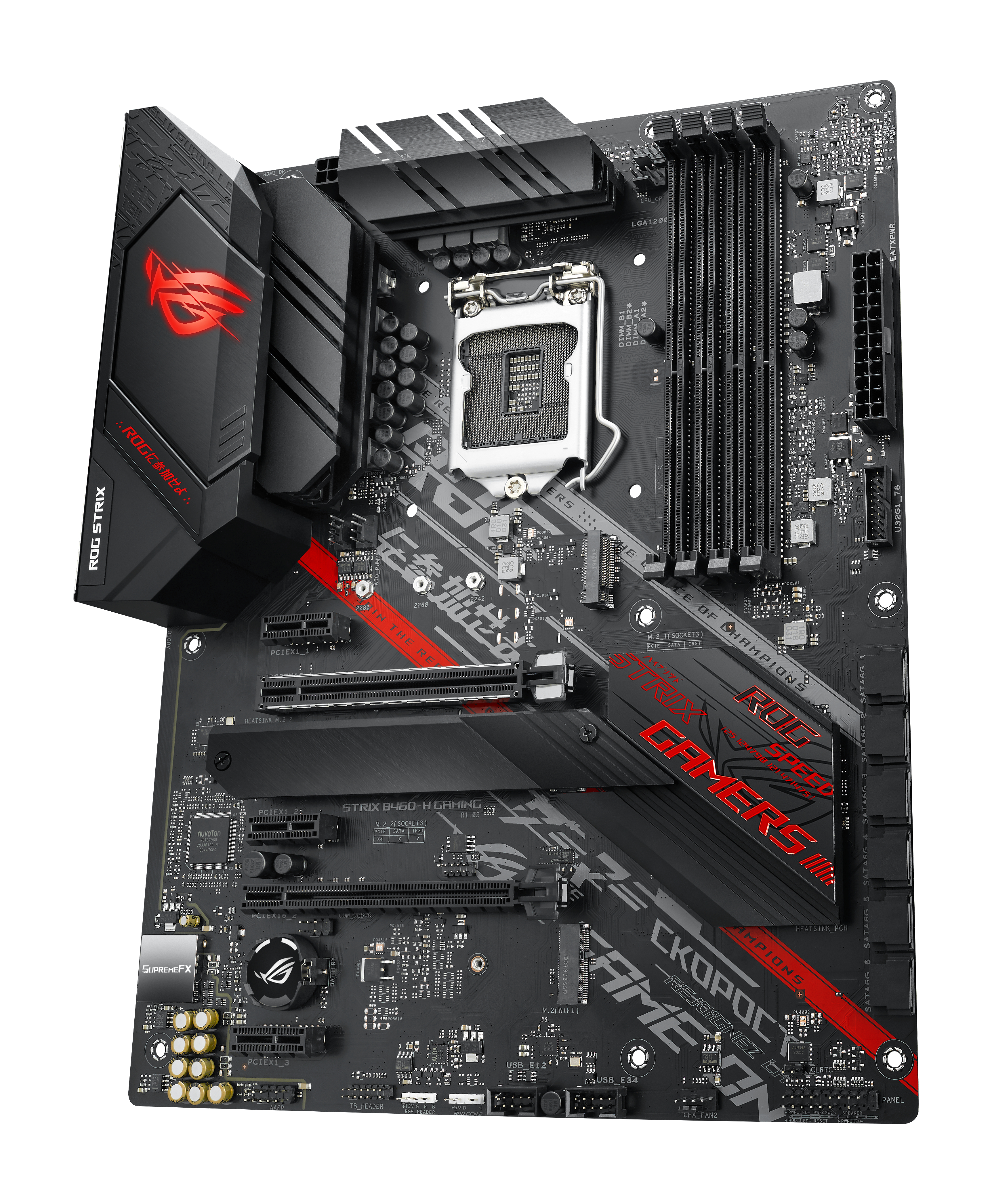 ASUS ROG STRIX B460-H GAMING (90MB13Q0-M0EAY0) Mainboard Schwarz