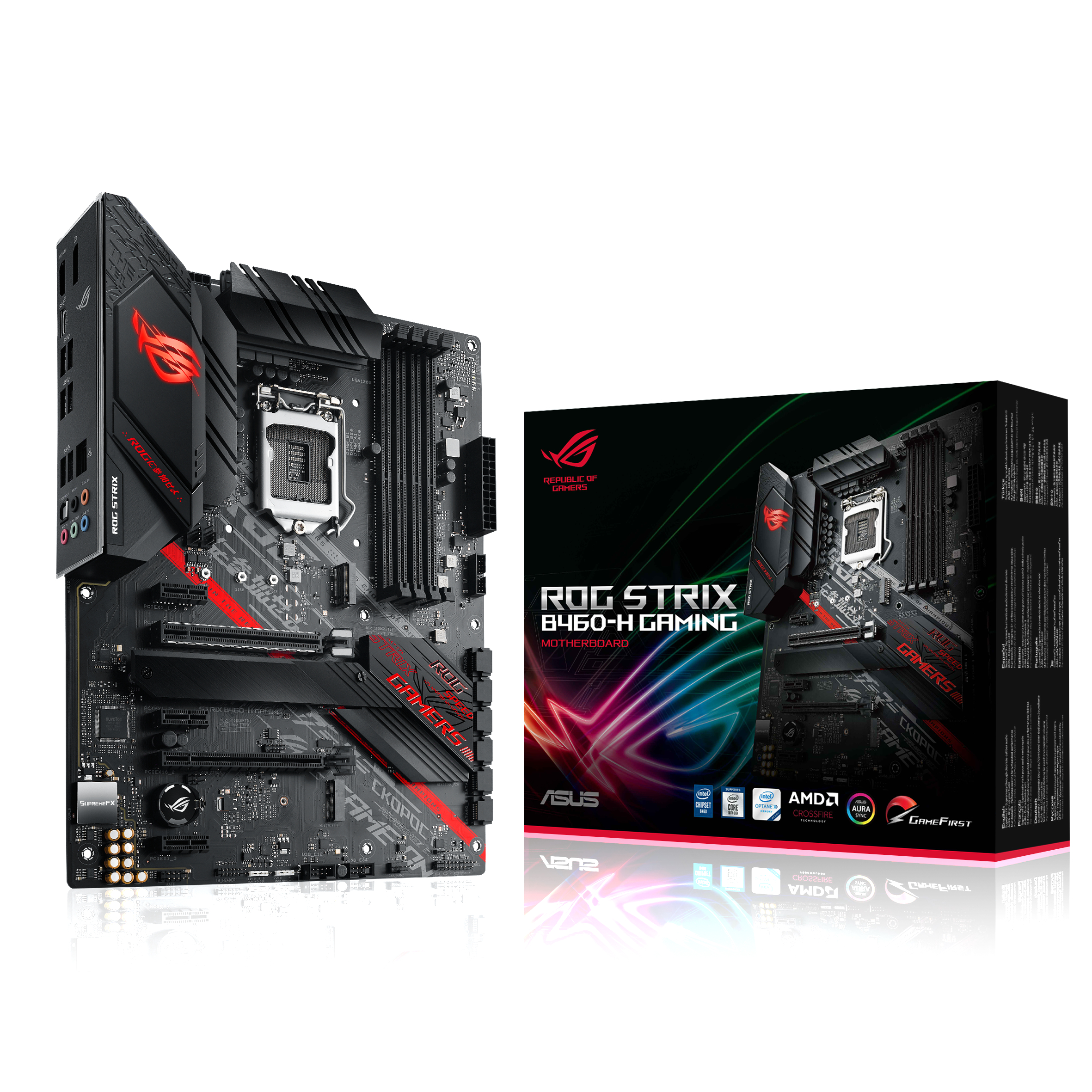 ASUS ROG STRIX B460-H GAMING (90MB13Q0-M0EAY0) Mainboard Schwarz