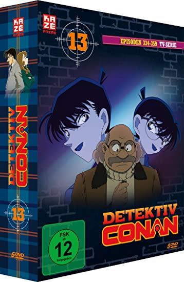 DVD-Box-Set des Anime Detektiv Conan. Zeichentrickfiguren auf dem Cover.