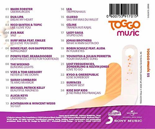 VARIOUS - Toggo Music 55 [CD]