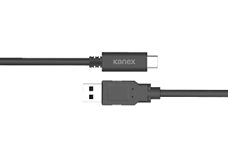 KANEX K181-1082-BK1M - Kabel USB-C zu USB-A (Schwarz)