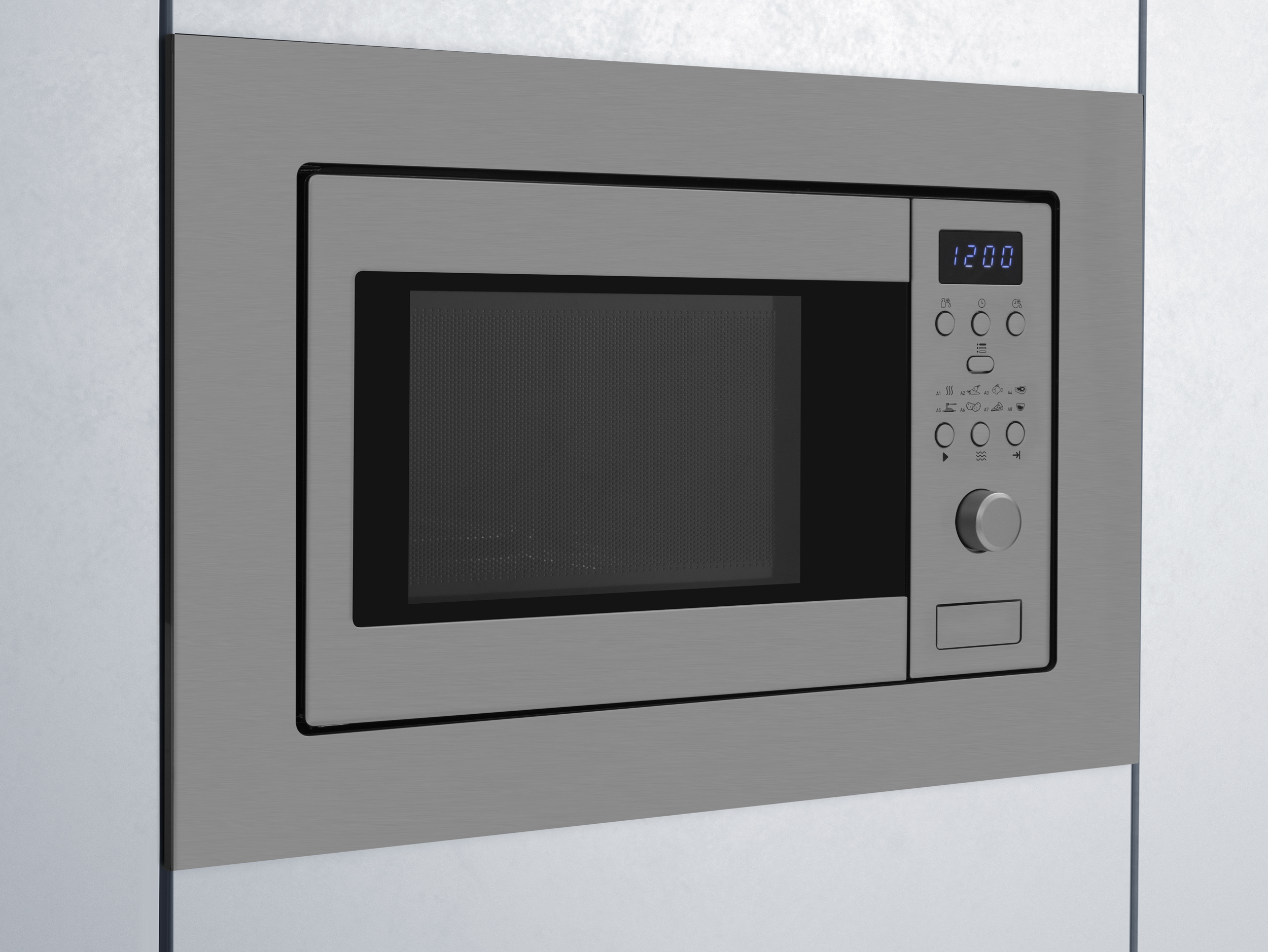 Microondas integrable - Beko MOB17131X, 17L, 700W, 5 Niveles, Inox