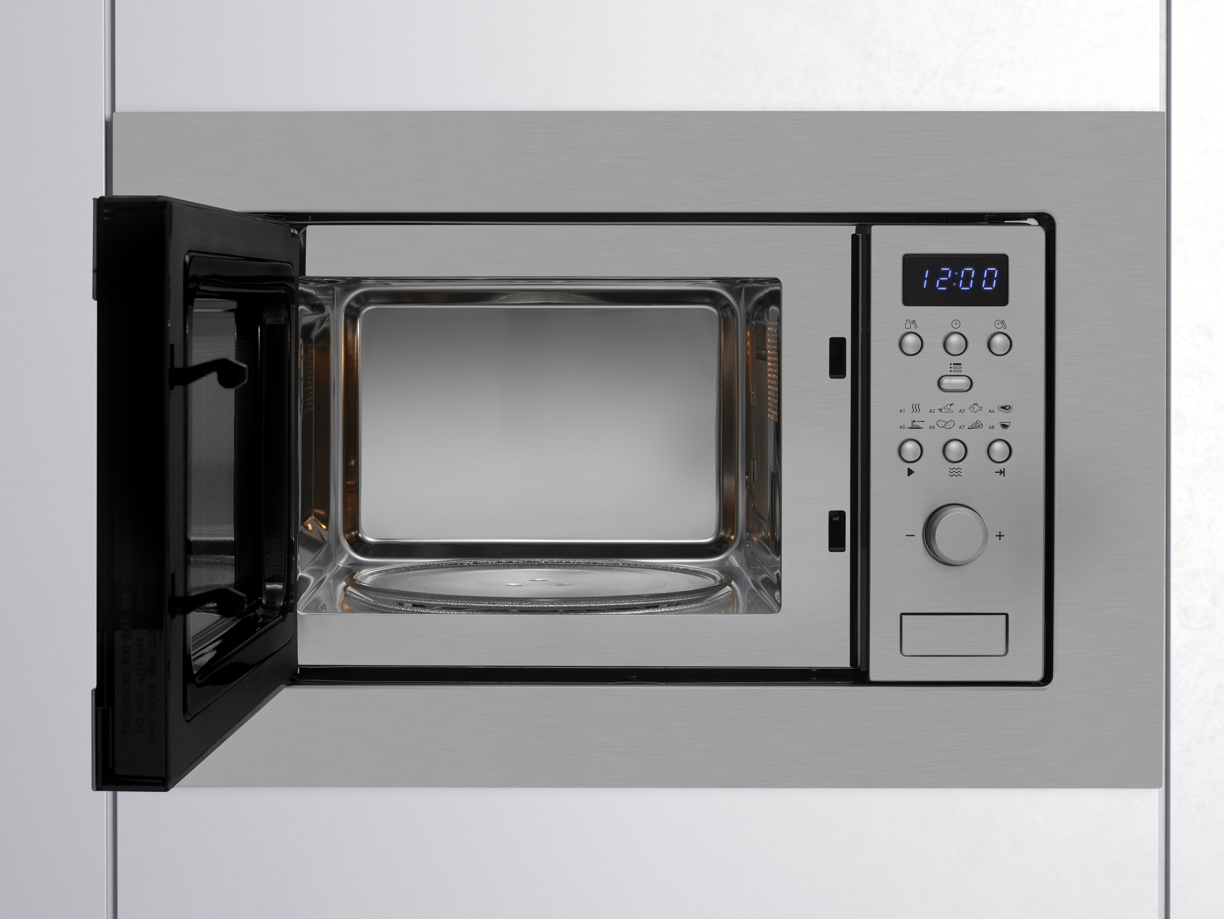 Microondas integrable - Beko MOB17131X, 17L, 700W, 5 Niveles, Inox