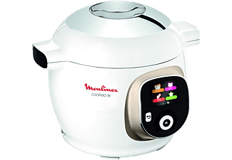 MOULINEX Cookeo+ - Multikocher (Weiss/Chrom  )