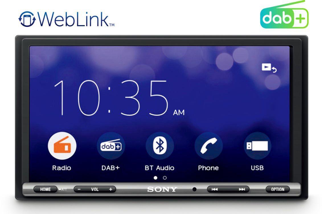 DAB+ DIN WebLink Watt 55 Display, 7\