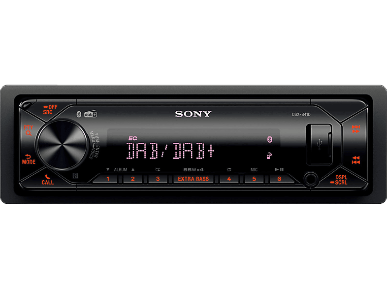 Autoradio SONY DSX-B41 Kit Bluetooth, DAB+, Freisprechen, Musik