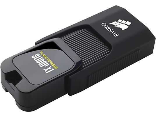 CORSAIR Flash Voyager Slider X1 - Clé USB  (256 GB, Noir)