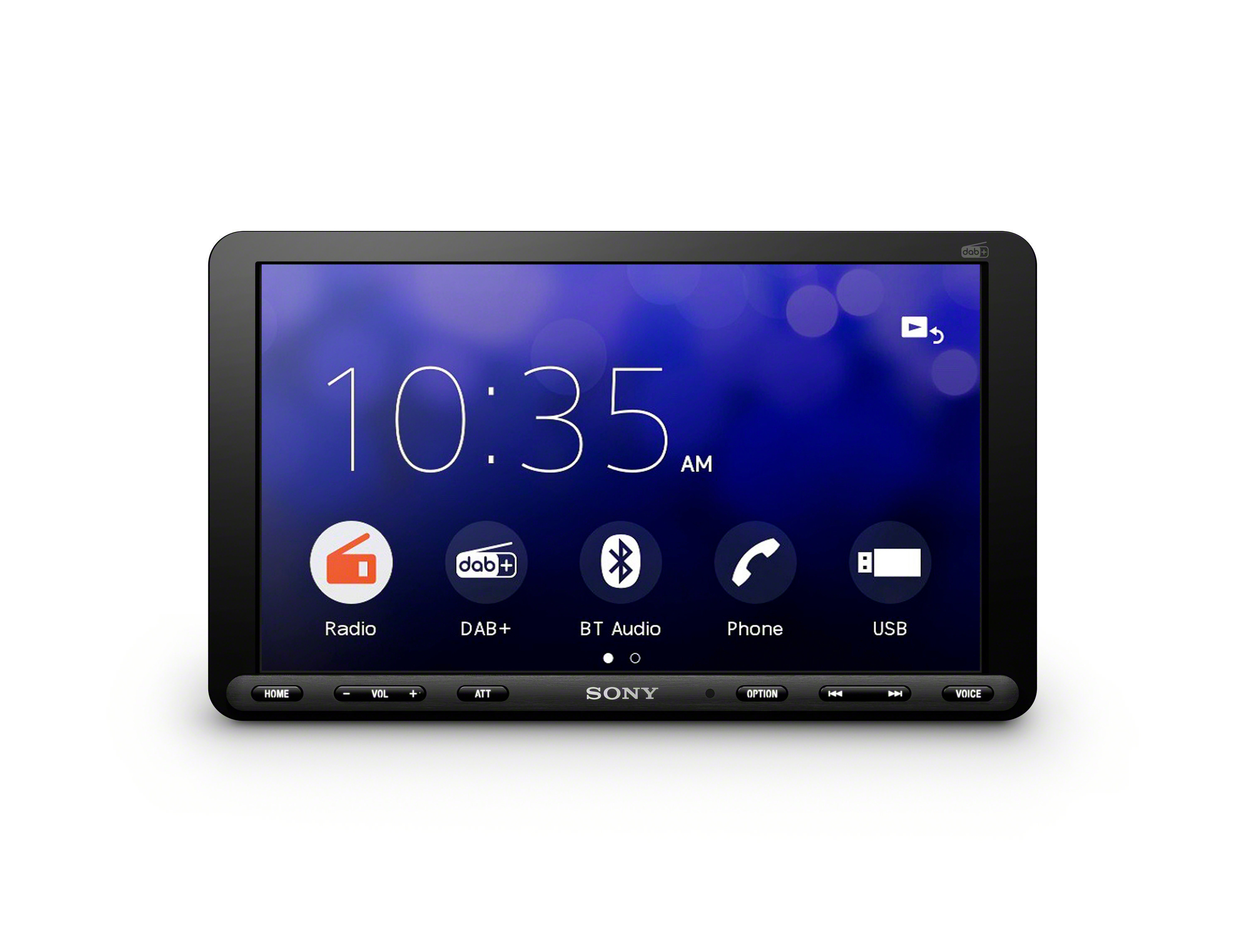DIN, 1 CarPlay, Watt WebLink SONY Autoradio 2.0 XAV-AX8050ANT AndroidAuto, 55 Display großes 9\