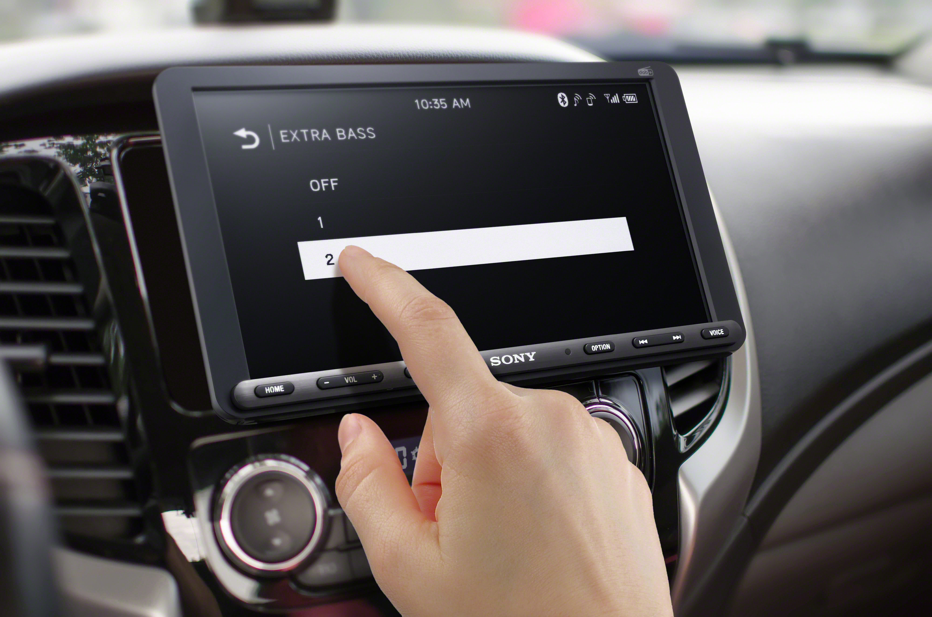 SONY XAV-AX8050ANT 2.0 großes 55 CarPlay, Display DIN, Watt Autoradio AndroidAuto, WebLink 9\