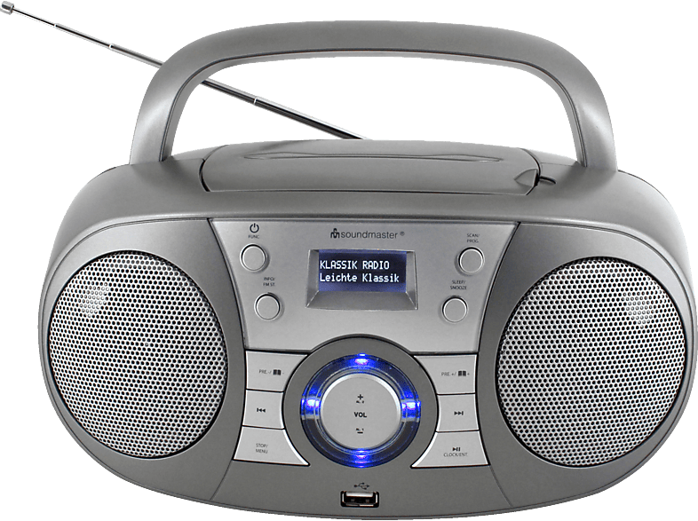 Anthrazit SCD1800TI Radio, SOUNDMASTER