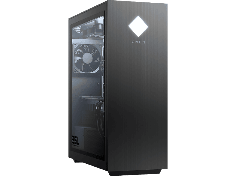 TB Gaming HP PC RAM, GB Grafikspeicher HDD, SSD 1 AMD mit 3700X Prozessor, OMEN 25L 512 GT12-0300ng, - GB 16 GDDR6