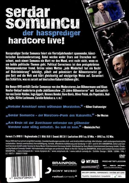DVD Hardcore Der Hassprediger - Live