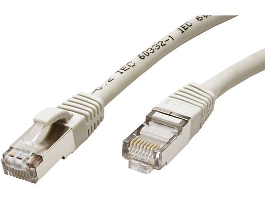 VALUE 21.99.0700 - Câble réseau, 0.5 m, Cat-6, Gris