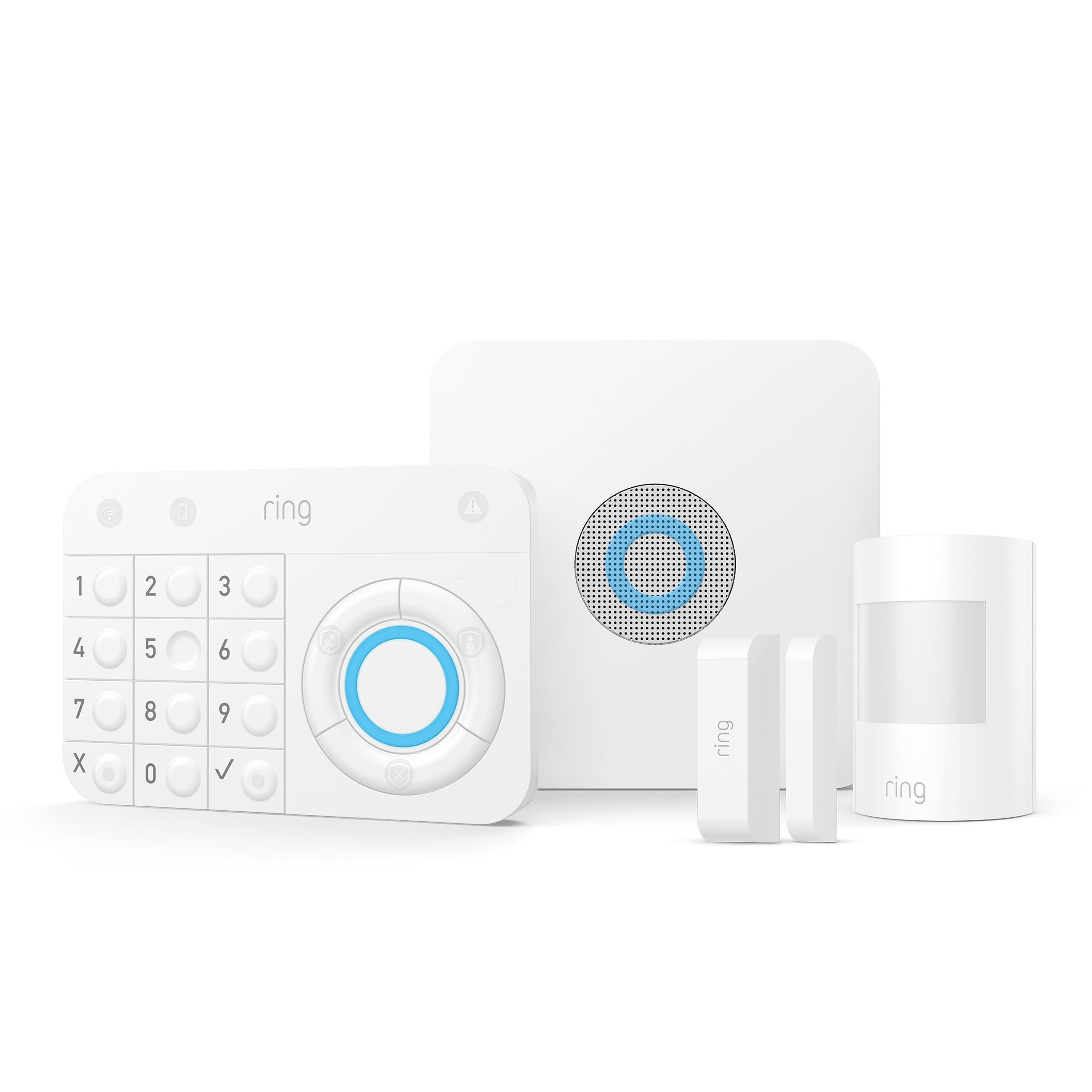 RING Alarm Security Kit 5-teilig Alarmsystem, Weiß