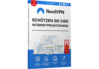 NordVPN VPN Software / 1 Jahr, 6 Geräte - [PC]