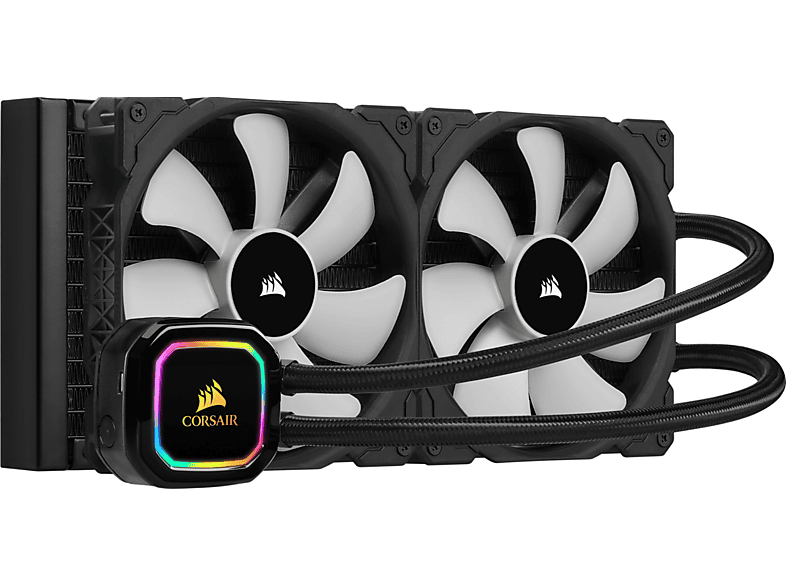 Ventilador PC - Corsair iCUE H115i RGB PRO XT, 16 LED RGB, Negro