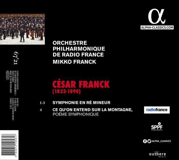 Orchestre Philharmon.de Radio France - Symphonie En RE Mineur: Ce Qu'on Entend Sur La Montagne CD