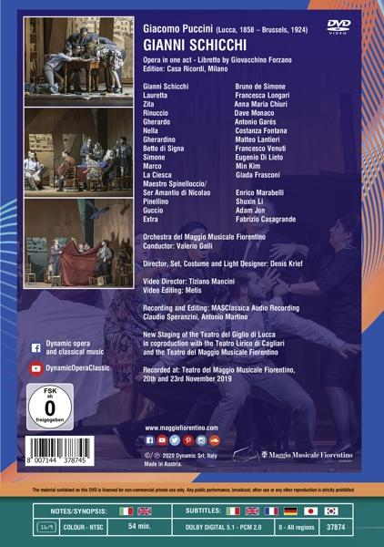 Simone/Longari/Galli/Orchestra del Maggio GIANNI - (DVD) Fiorenti SCHICCHI 