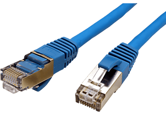 VALUE 21.99.1224 - Câble réseau, 0.5 m, Cat-6, Bleu