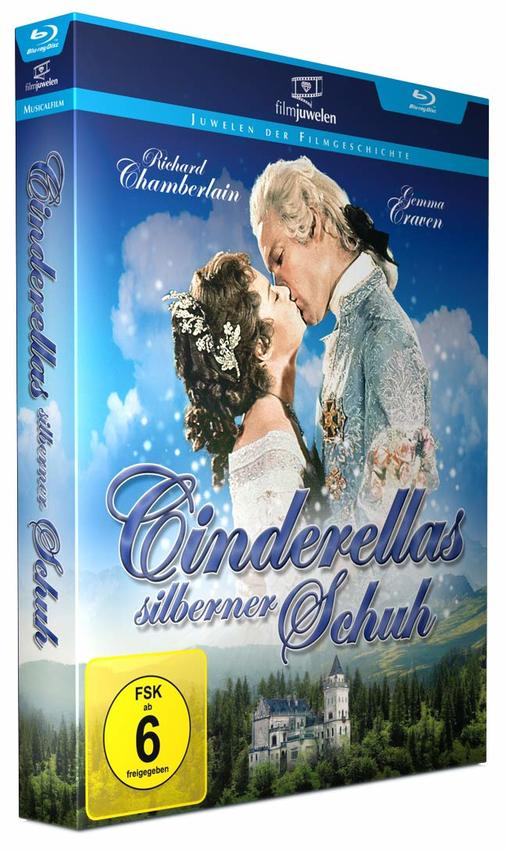 DVD-Hülle mit Filmplakat. Ein Paar küsst sich in einer Märchenkulisse.
