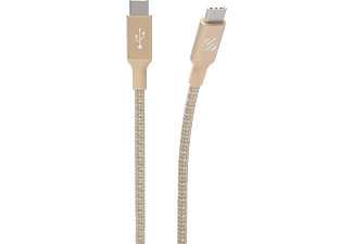 SCOSCHE StrikeLine Premium - Cavo di ricarica e dati USB-C (Oro)