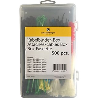 SCHOENENBERGER 4500 - Kabelbinder-Box (Mehrfarbig)