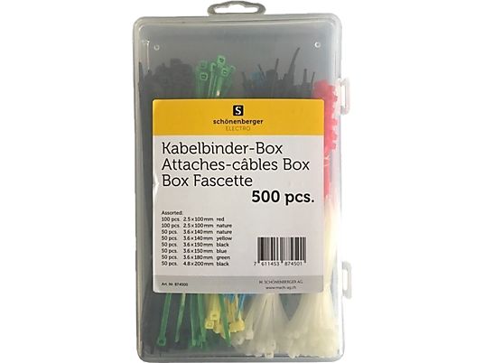 SCHOENENBERGER 4500 - Boîte attache-câbles (Multicolore)