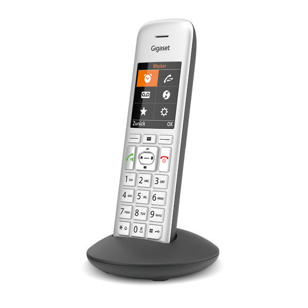 Gigaset Premium 100 Téléphone DECT Sans Fil Noir/Argent
