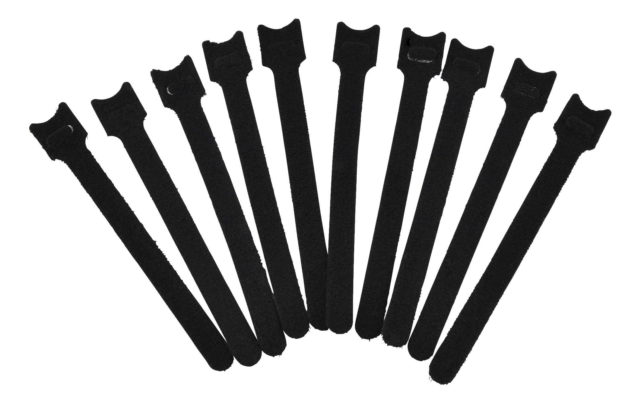 SCHOENENBERGER KL200SZ - Attache-câbles velcro (Noir)