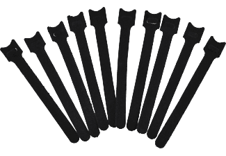 SCHOENENBERGER KL200SZ - Klett-Kabelbinder (Schwarz)