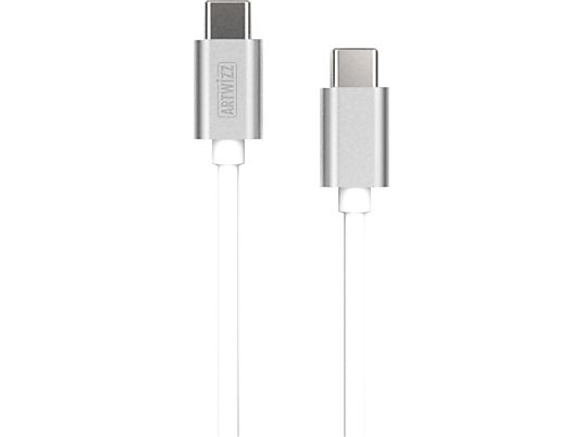 ARTWIZZ 9598-1726 - Cavo di ricarica e dati USB-C (Argento/bianco)