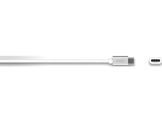 ARTWIZZ 9598-1726 - Cavo di ricarica e dati USB-C (Argento/bianco)